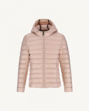 JOTT Carla Light Hooded Dunjackor Barn Ljusrosa | ZMK-1882
