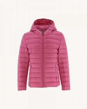 JOTT Carla Light Hooded Dunjackor Barn Rosa | GPN-1041