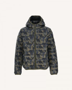 JOTT Hugo Hooded Dunjackor Barn Camo | DEQ-4359