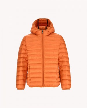 JOTT Hugo Lätta Hooded Dunjackor Barn Orange | LGA-7845
