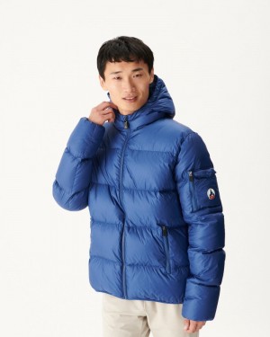 JOTT Java Grand Cold Hooded Dunjackor Herr Mörkblå | WCD-0919