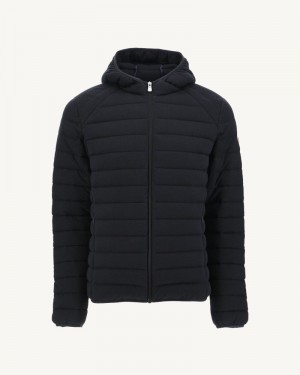 JOTT Nico Hooded Jersey Pufferjackor Herr Marinblå | IWA-8898