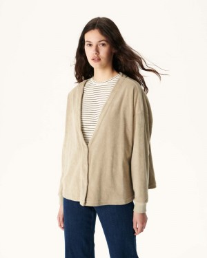 JOTT Pamplona Long Sleeve Cardigan Dam Beige | BPO-4400