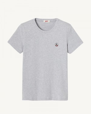 JOTT Rosas Round Neck T-shirt Dam Grå | LER-7071