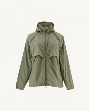 JOTT Scirocco Hooded Vindjacka Dam Ljuskhaki | TAD-4882