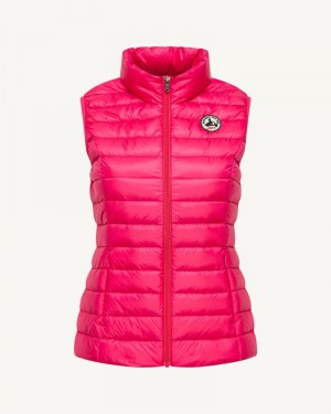 JOTT Seda Light Ärmlös Dunjackor Dam Fushia | CTA-5338