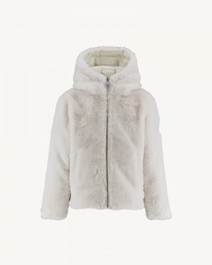 JOTT Vali Grand Cold Reversible Hooded Dunjackor Barn Vita | AJH-8170